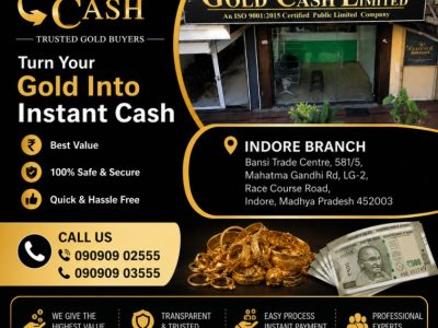 Sell your Gold in Indore – Gold Cash Limited