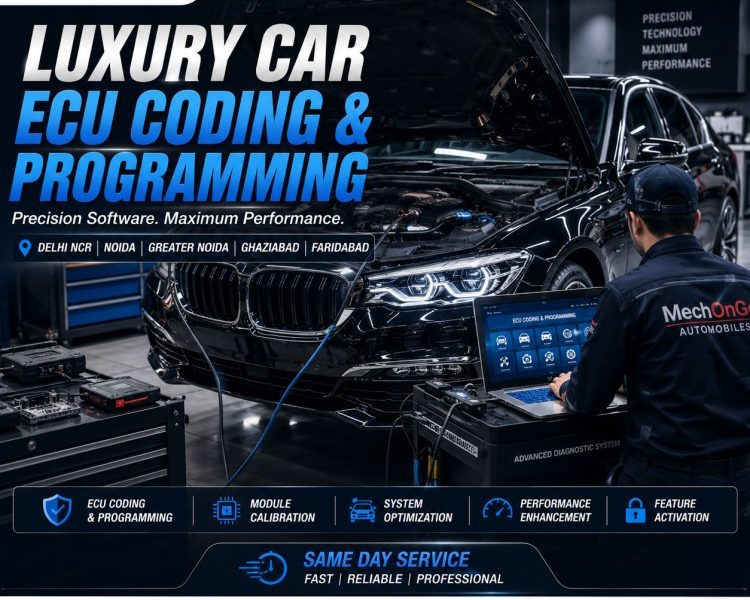 Luxury Car ECU Coding & Programming in Delhi NCR — MechOnGo Automobiles