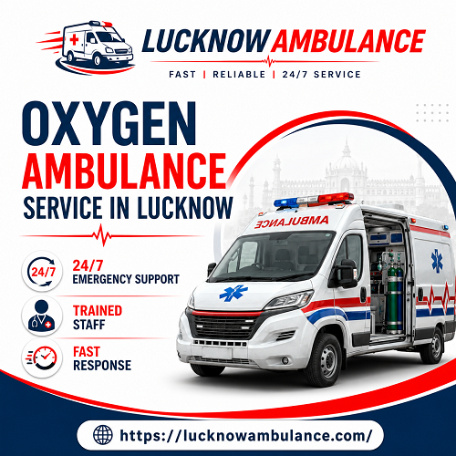 Oxygen Ambulance Service in Lucknow