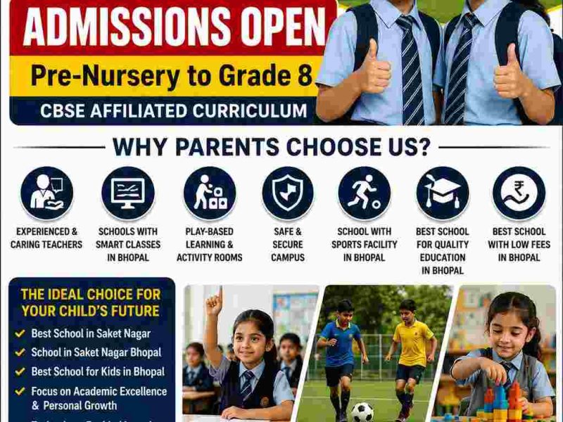 Raj Public School Admissions Open | Best School with Low Fees in Bhopal