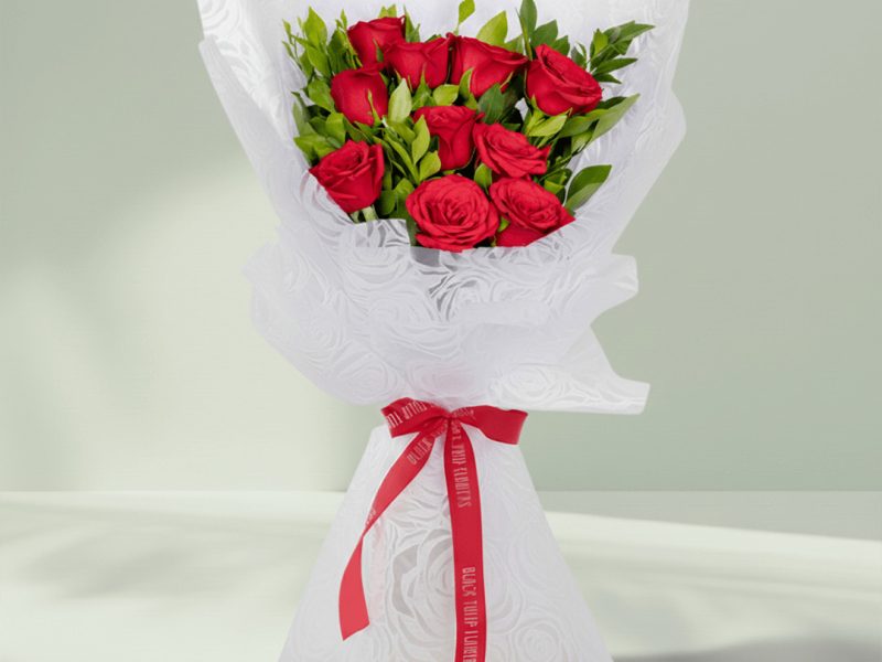 Fresh Red Rose Bouquets Online