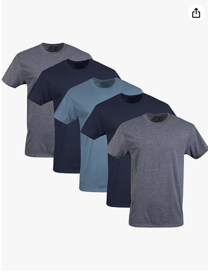 Gildan Men's Crew T-Shirts, Multipack, Style G1100