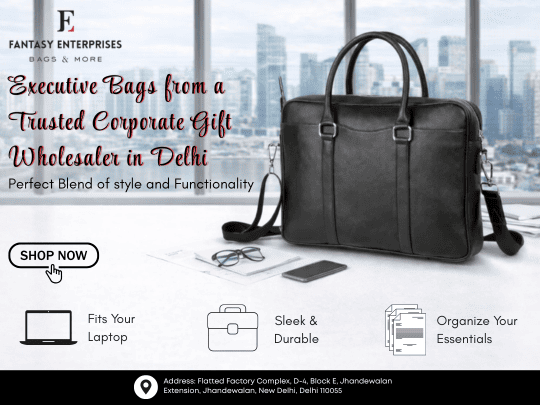 Executive Bags from a Trusted Corporate Gift Wholesaler in Delhi