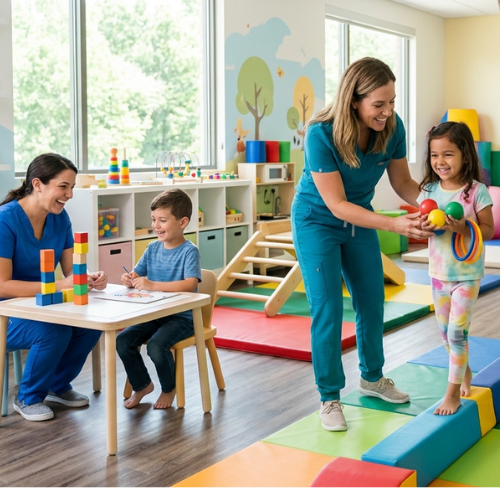 Occupational Therapy for Children | AIMS Child Development Centre Kerala