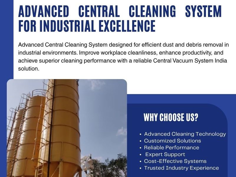 Central Cleaning System | Reliable Central Vacuum System India Solutions