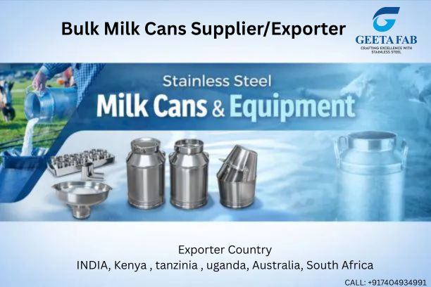 Bulk Milk Cans Supplier & Manufacturers in India