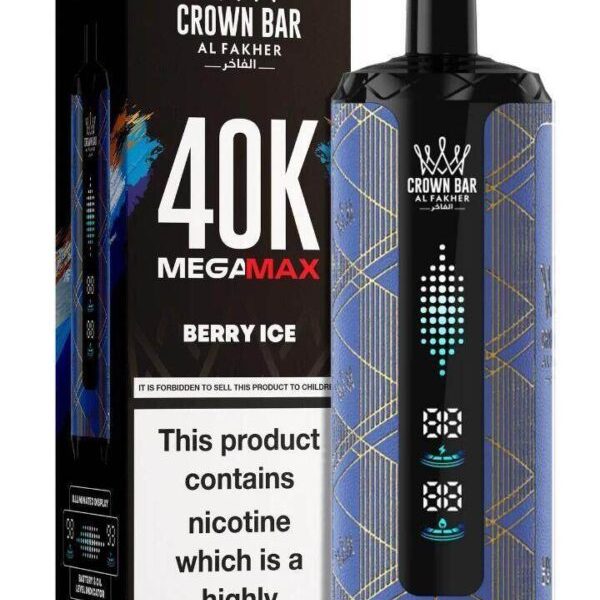 Crown Bar Al Fakher v2.0 Mega Max 0.6mg nicotine 40000 puffs
