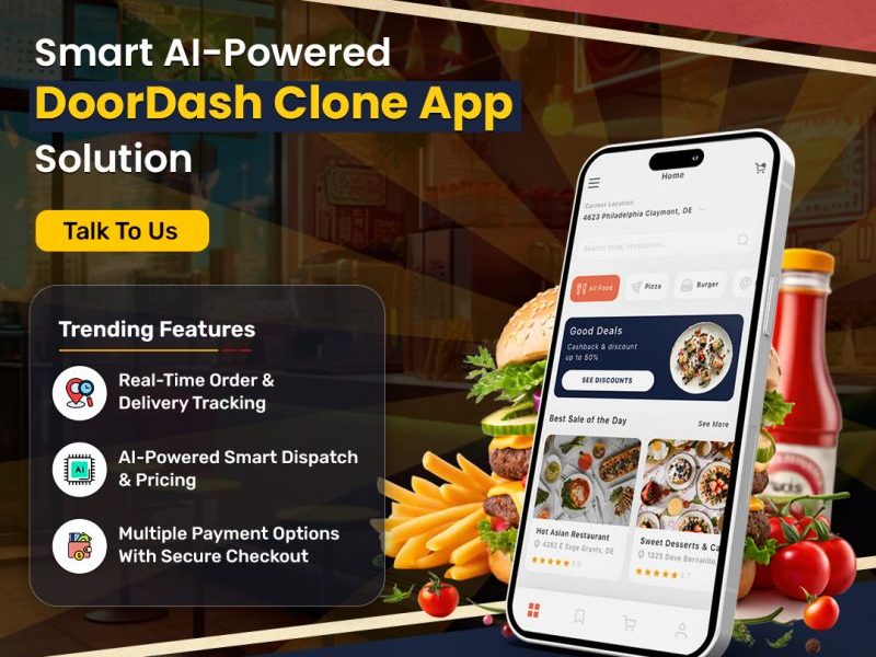 AI Powered DoorDash Clone App Solution