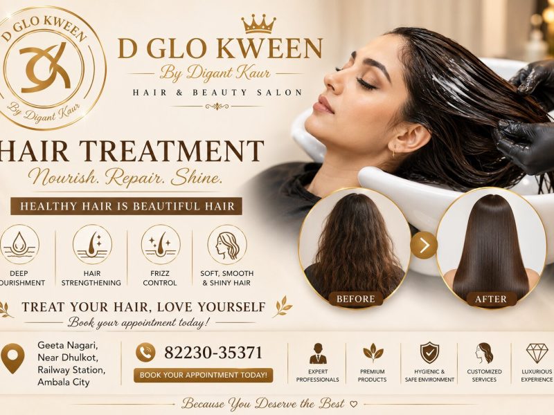 Best Beauty Salon in Ambala - D Glo Kween - By Digant Kaur
