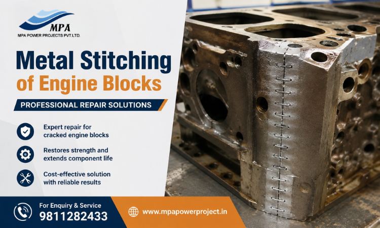 Metal Stitching of Engine Blocks – Professional Repair