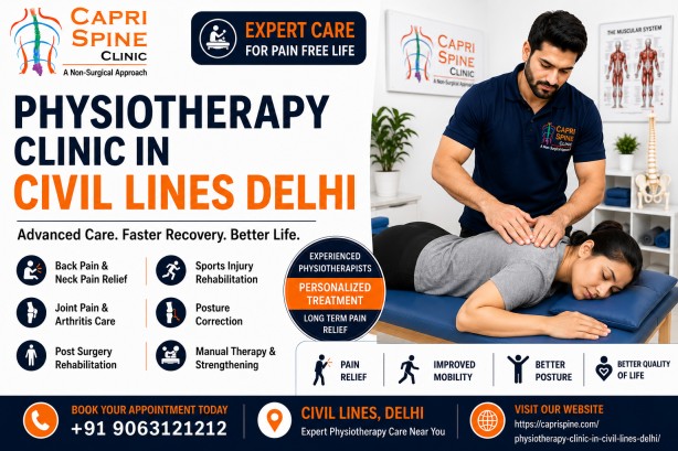 Best Physiotherapy Clinic in Civil Lines Delhi | Expert Physiotherapist Care