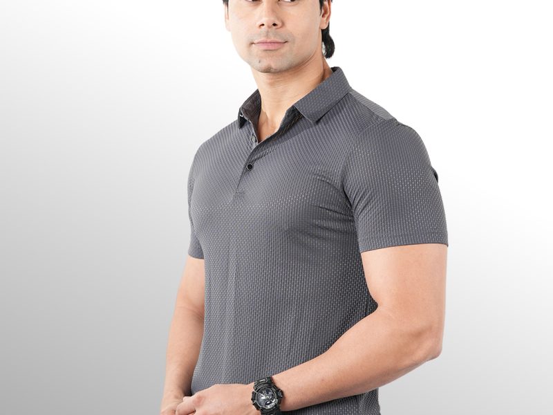 Casual Polo T-Shirt for Weekend Relaxation