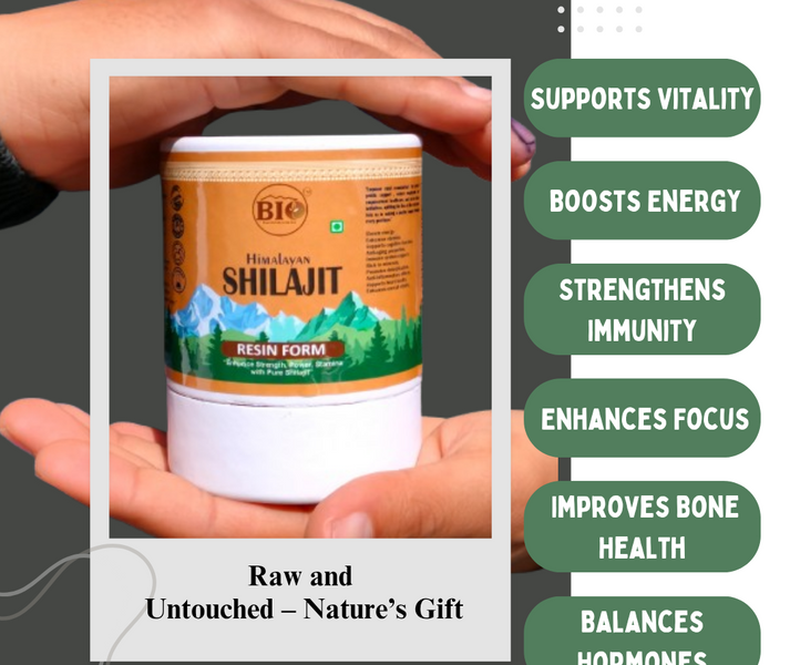 Natural Organic Shilajit Resin with Premium Quality