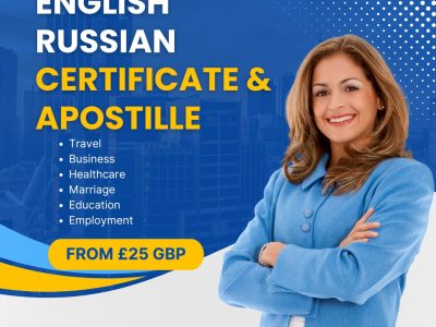 Russian Certified Translation Services in the UK from £0.06 GBP | ULS