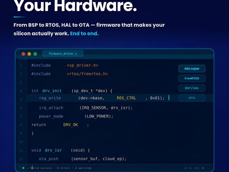 Custom Firmware & Embedded Software Development Services