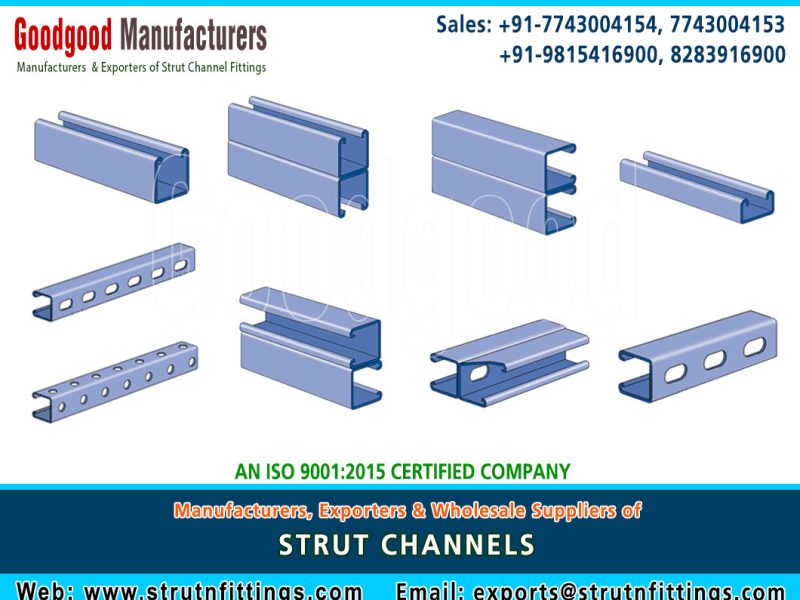Strut Support Systems, Channel Bractery & Fittings manufacturers exporters in india https://www.strutnfittings.com +91-77430-04154, +91-77430-04153, +91-98154-16900, +91-82839-16900