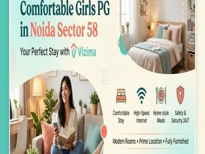 Comfortable Girls PG in Noida Sector 58 | Safe & Verified Accommodation | Vizima
