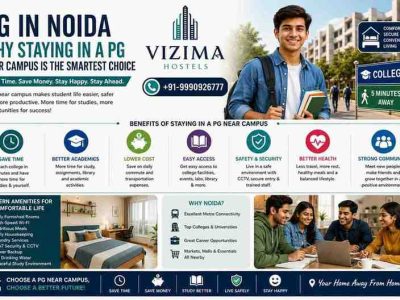 PG in Noida Near Campus | Fully Furnished Girls & Boys PG