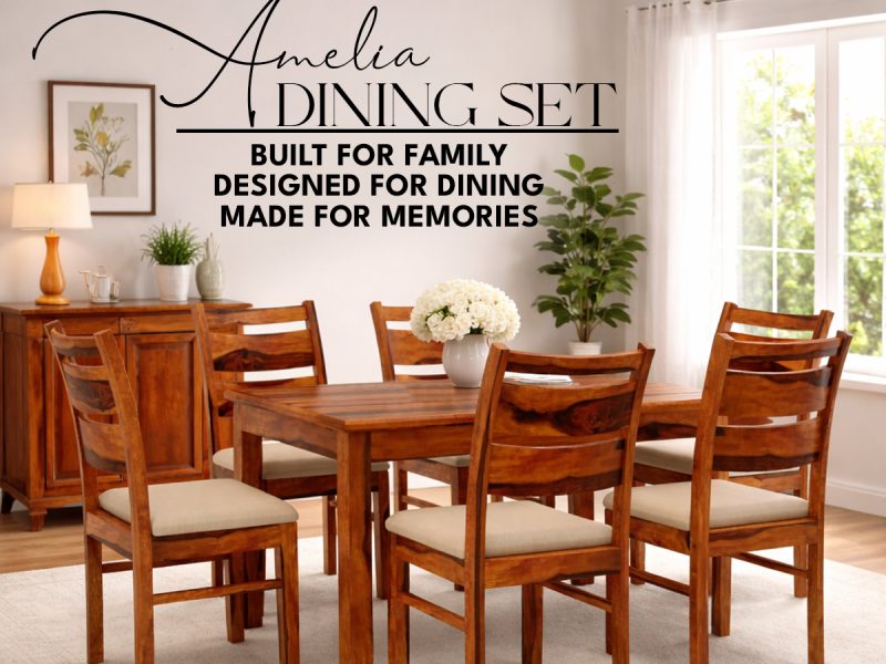 Deck 4-Seater Dining Table Set