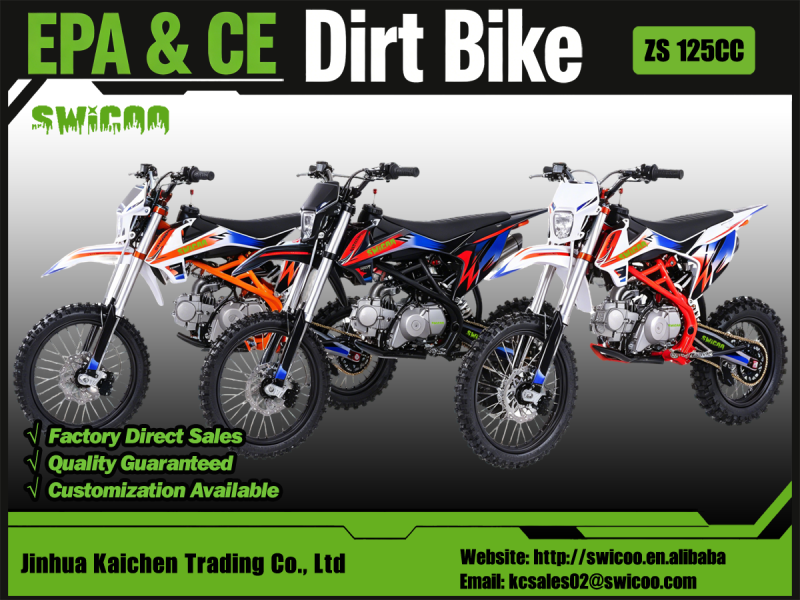 New Dirt Bike EPA and CE certifications Motocross Bike Off Road Motorcycle