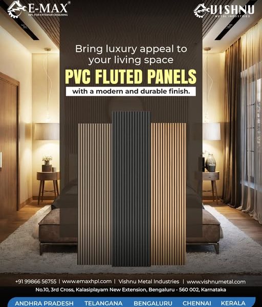 Premium PVC Fluted Panel in Bangalore – Stylish Wall Solutions