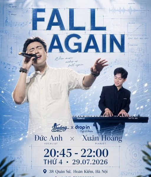 FALL AGAIN — Music Night, Wednesday, July 29th