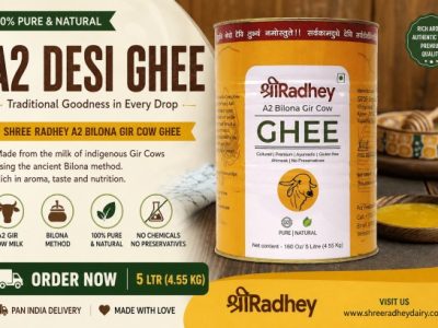 Buy Pure A2 Desi Ghee Online | Shree Radhey