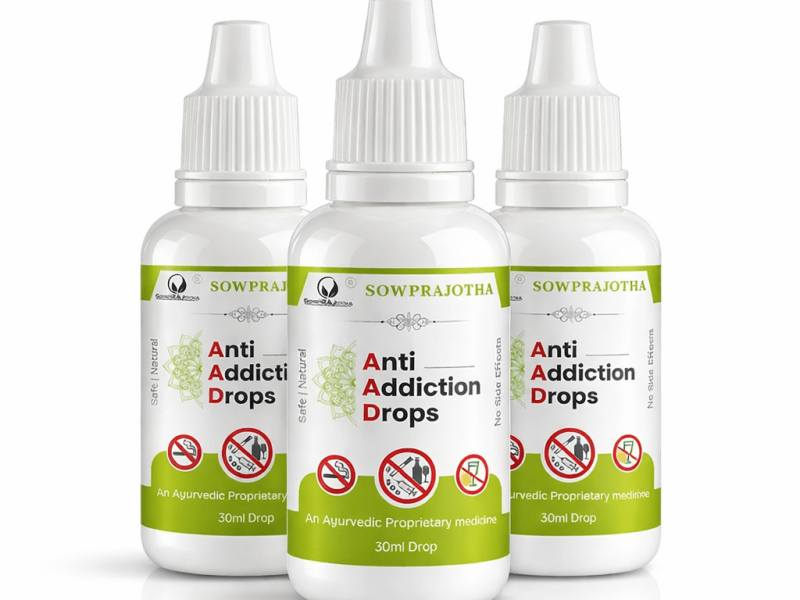 Anti Addiction Drops for Alcohol & Smoking Support | Ayurvedic Herbal Formula