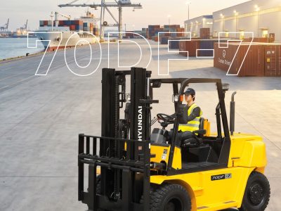 Hyundai 70DF-7 Diesel Forklift for Sale in UAE | 7 Ton Heavy-Duty Forklift