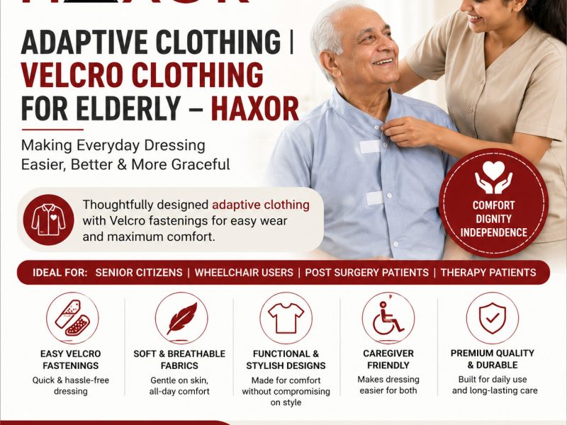 Adaptive Clothing | Velcro Clothing for Elderly - HAXOR