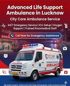 Advance life support ambulance in lucknow