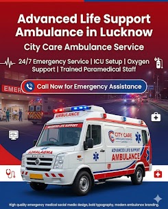 Advance life support ambulance in lucknow