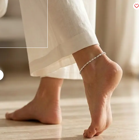Premium Silver Anklets for Women | MK Ghare Jewellers