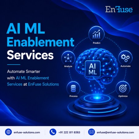 Automate Smarter with AI ML Enablement Services at EnFuse Solutions