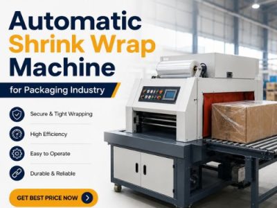 Automatic Shrink Wrap Machine for Packaging Industry