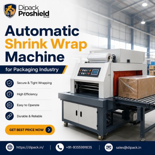 Automatic Shrink Wrap Machine for Packaging Industry