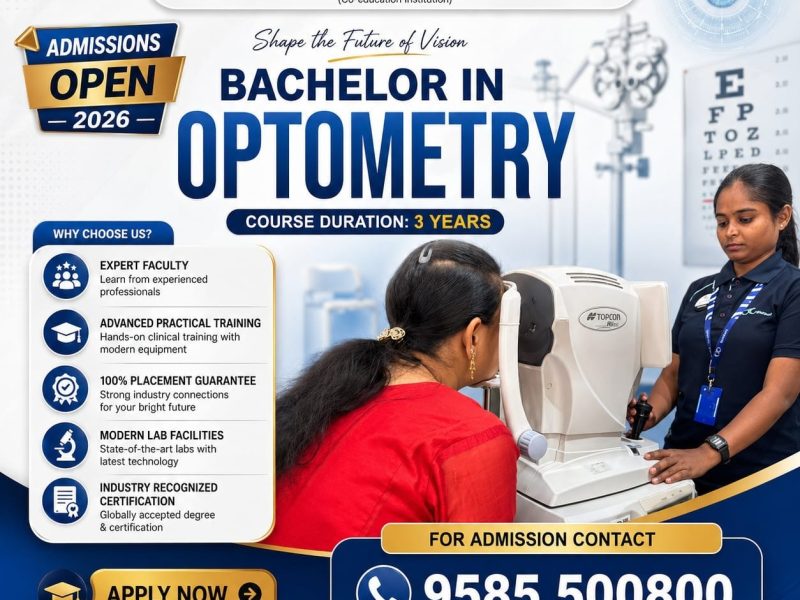 Become an Eye Care Expert from the best Optometry College in Tamil Nadu | V.M.N Institute of Allied Health Sciences
