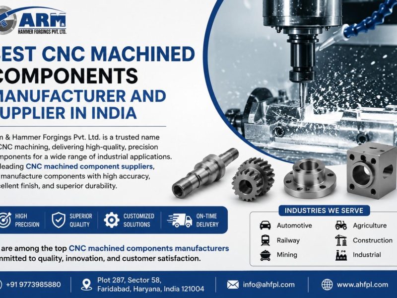 Best CNC Machined Components Manufacturer and Supplier in India