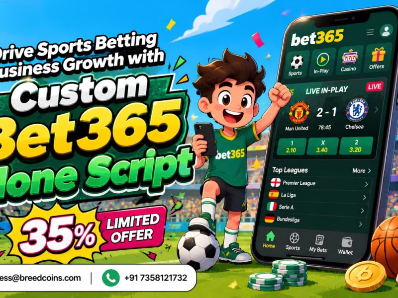 Drive Sports Betting Business Growth with Custom Bet365 Clone Script