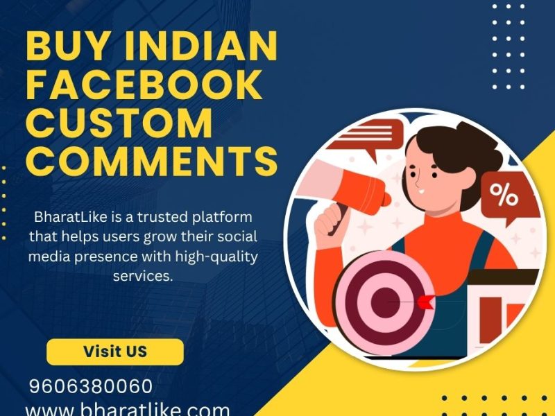 Buy Indian Facebook Custom Comments - BharatLike