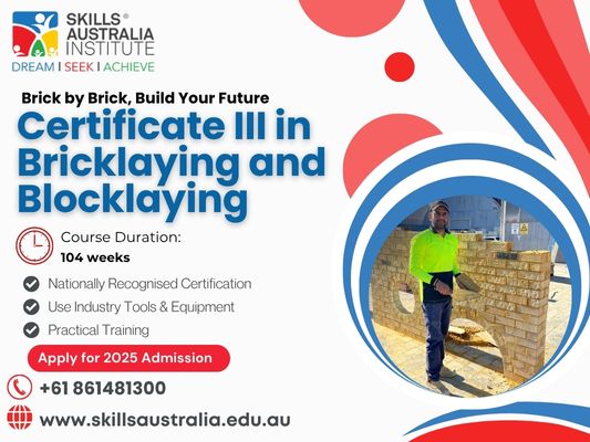 Learn the Trade with Certificate III in Bricklaying in Perth – Enrol Now