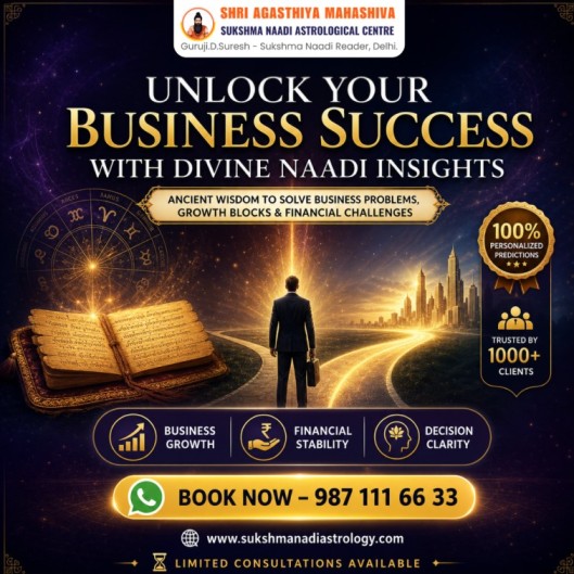 Business Astrology Consultation in Delhi | Sukshma Naadi Astrology for Business Growth