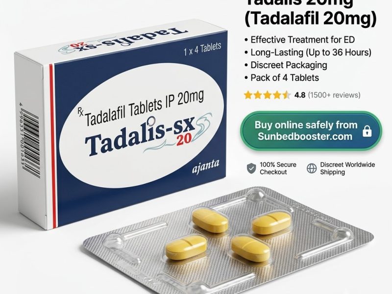 Buy Tadalis 20mg Online - ED Medicine At SunBedBooster