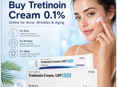 Buy Tretinoin Cream 0.1% - Online for Acne, Wrinkles & Aging