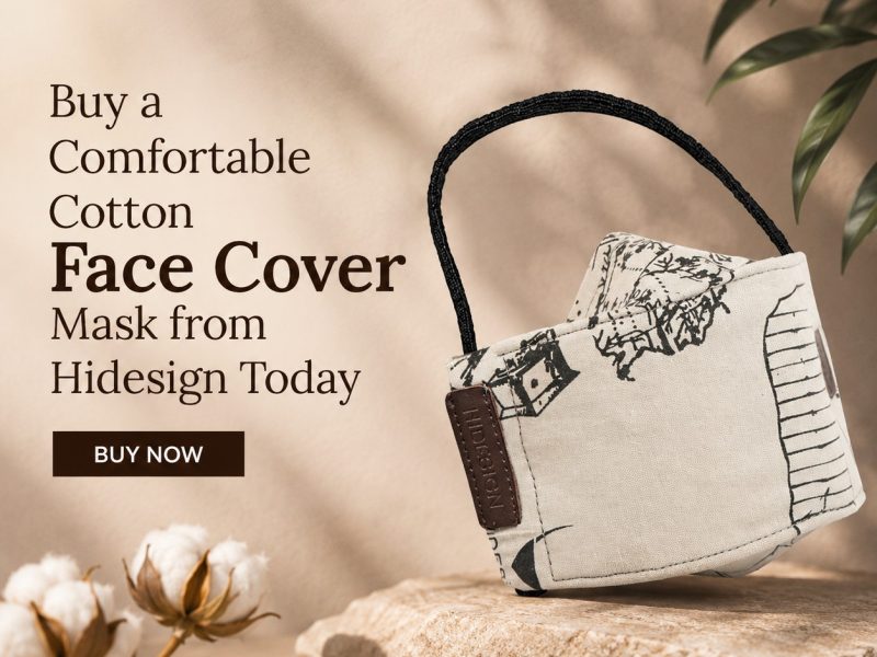 Buy a Comfortable Cotton Face Cover Mask from Hidesign Today
