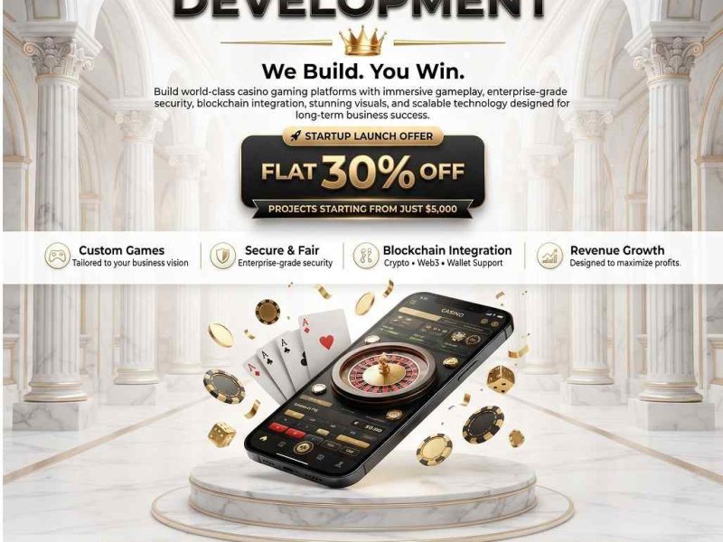 Create the Next Big Casino Gaming Experience - Start with 30% OFF Today