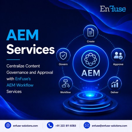 Centralize Content Governance and Approval with EnFuse’s AEM Workflow Services