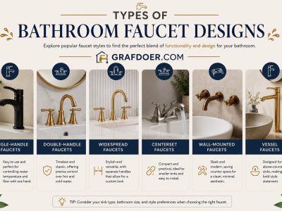 Types of Bathroom Faucet Designs | Complete Buying Guide by Grafdoer