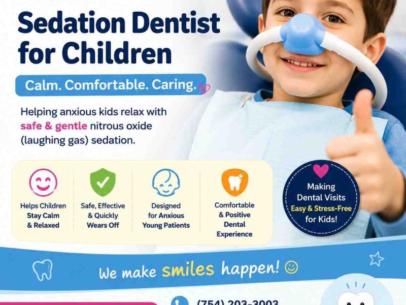 Gentle Sedation Dentist for Children in Parkland, FL