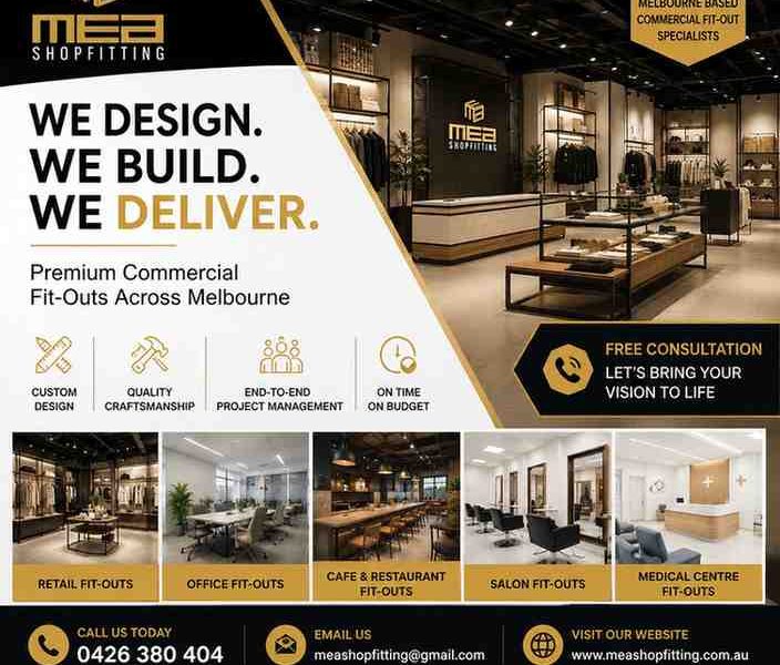 Commercial Shop Fitters Melbourne | Premium Fit-Out Specialists